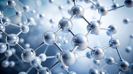 Abstract Representation of Molecular Structure and Atomic Bonds in a Crystalline Lattice