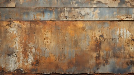Detailed Close-Up of Rusty Metal Surface Showing Textures and Color Variations, Perfect for Industrial or Artistic Backgrounds, 199 Characters Long