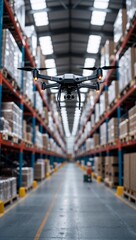 Warehouse integrates drones into supply chain for rapid package distribution