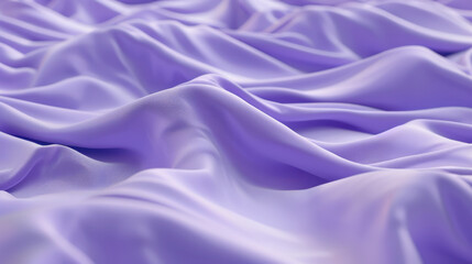 Obraz premium Soft purple fabric draped in gentle waves, creating serene and elegant texture. smooth surface reflects light, enhancing calming atmosphere of scene