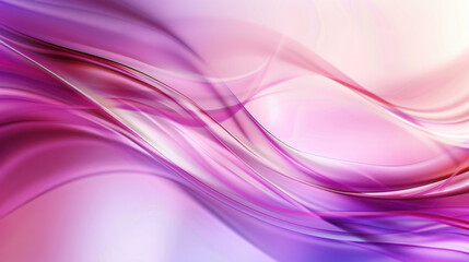 Soft pink and purple abstract waves create serene and calming atmosphere, perfect for backgrounds or artistic designs