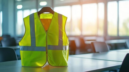 Safety Vest Office Training Sunlight