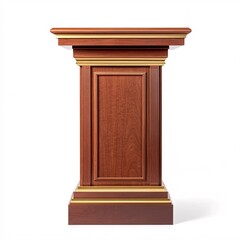 Fototapeta premium antique wooden column