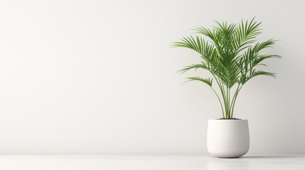 Indoor plant arrangement minimalist space home decor bright room
