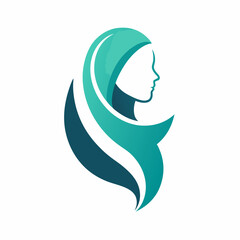 Sleek & Stylish Hijab Logo for Luxury Branding