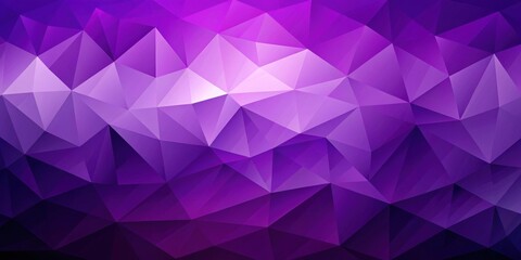 Obraz premium Abstract Purple Geometric Triangular Mosaic Background Design for Modern Presentations and Digital Media