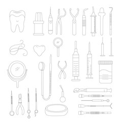medical icons set. Dental Line Icon Set . Simple Set of Dental Related Vector Line Icons, Outline Symbol Collection medical icons set. Set of medical icon.