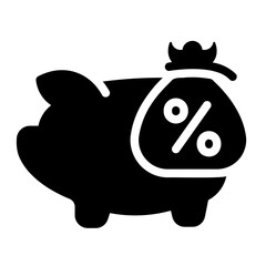 discount Solid icon