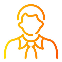 supplier Line Gradient Icon