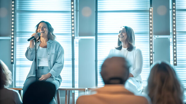 Levity and Laughter: Uplifting Feel Good Shows That Warm Your Soul - A Photo Stock Concept Highlighting Heartwarming Stories in a Serene Space