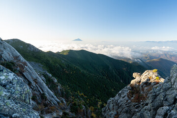 Kinpusan, Mt. Asahidake and surrounding views