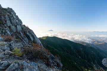 Kinpusan, Mt. Asahidake and surrounding views