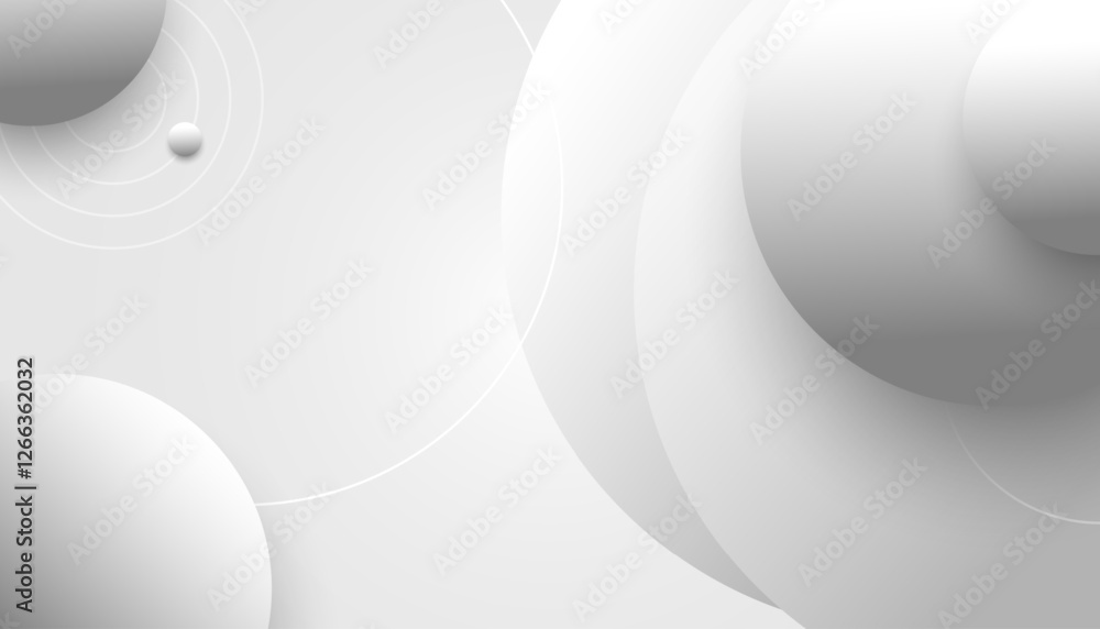 Poster abstract background with circles and gradients. vector illustration for your design