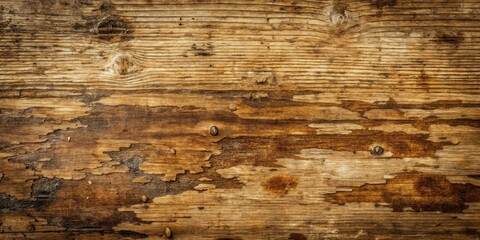 Fototapeta premium Aged Wooden Plank Texture Rustic, Weathered Surface with Knots and Grain Detail