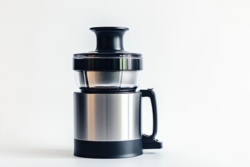 Modern juicer on white background, ready to use