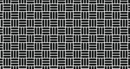 Repeating pattern of black lines creating a woven or checkered effect