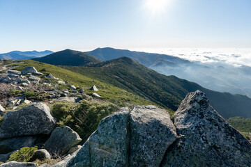 Kinpusan, Mt. Asahidake and surrounding views