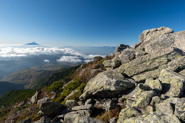 Kinpusan, Mt. Asahidake and surrounding views