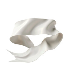 Banner 3D Render Isolated on Transparent Background