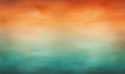 Obraz premium Abstract background for digital content. Orange and blue gradient backdrop with a soft watercolor feel