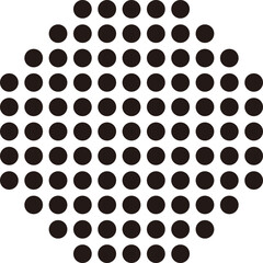 Geometric Dot Shape Element Set