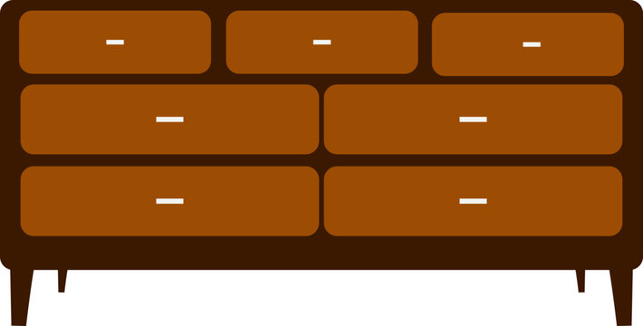 Long wood cupboard room