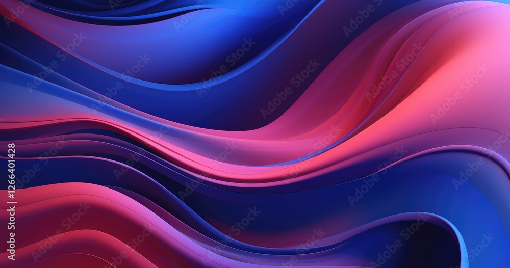 Poster abstract background with beautiful random gradient shapes, vector illustration, dark color palette