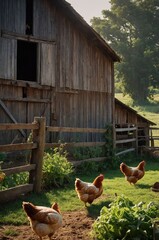  Serene Farm Scene With