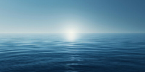 Obraz premium blue sea sky and sunlight