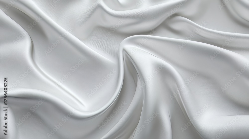 Poster elegant 3d render of a minimalist white background with subtle light gray futuristic waves, creating