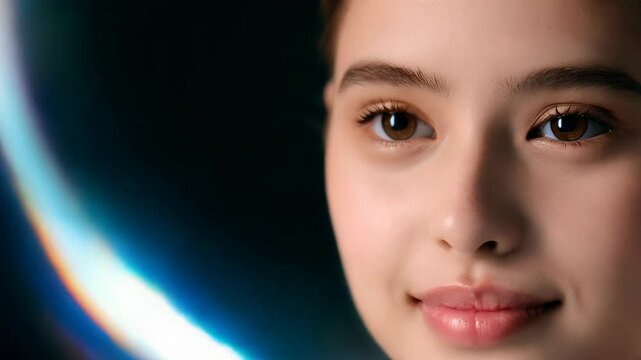 Close Up Portrait of Woman
