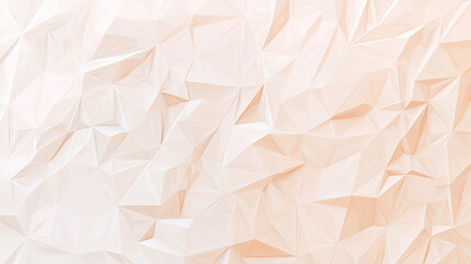Abstract Beige Low-Poly Geometric Pattern -ai