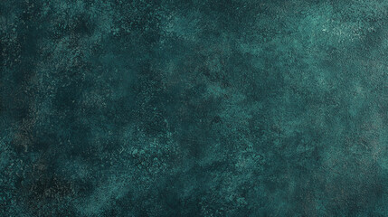 Deep teal textured background Rough, mottled surface -ai