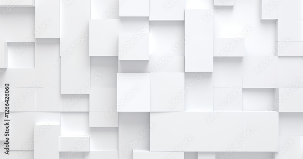 Aufkleber abstract beautiful random background with squares and blocks, minimalistic design. the geometric pat