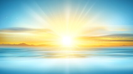 Sunrise ocean beach calm peaceful background
