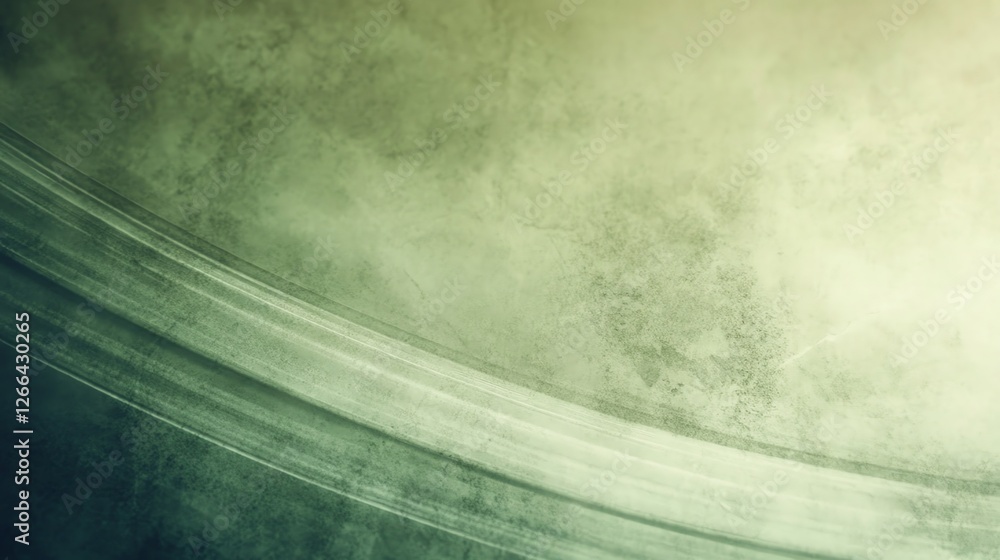 Poster Abstract Green Textured Background with Curved Lines for Graphic Design