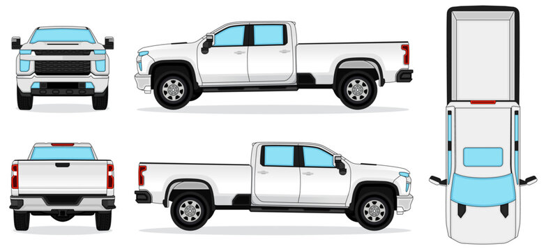 Pickup Truck Mockup Images – Browse 9,839 Stock Photos, Vectors