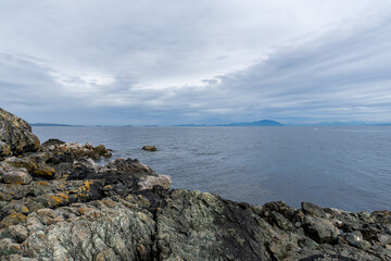 Neck Point Park Finn Beach popular Nanaimo spot for dive classes in Strait of Georgia