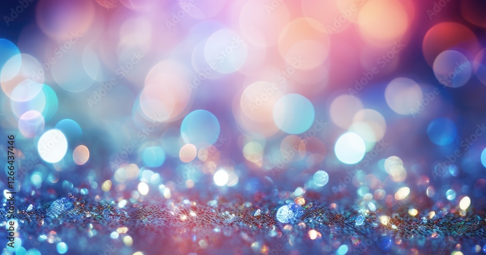 Poster abstract glitter background with beautiful lights. the background was de-focused, creating an abstra