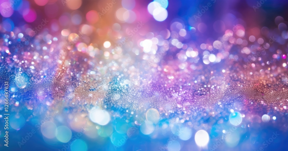 Aufkleber abstract glitter background with beautiful lights. the background was de-focused, creating an abstra