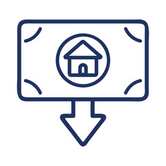Mortgage rate analysis icon