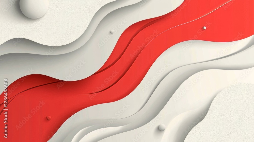 Poster abstract red and gray futuristic background with blank space for modern presentation and web design 