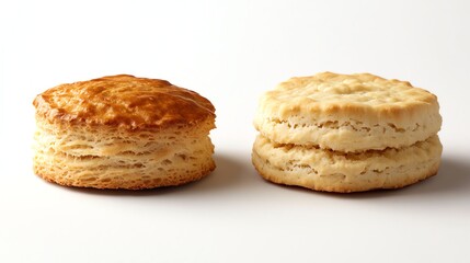 Naklejka premium Fresh Homemade Biscuits Ready to Enjoy for Breakfast or Snack