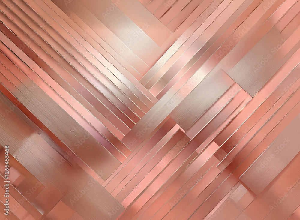 Poster diagonal stripes of pink and beige create a layered and textured abstract background, offering a mod