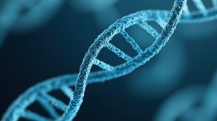 Detailed Microscopic Close-Up of DNA Replication Showcasing the Intricacies of Genetic Coding in High-Resolution Gigapixel Format