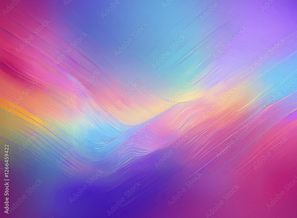 Aufkleber a vibrant abstract background with smooth, flowing lines and a gradient of colors. the image showcas