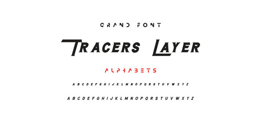 Minimal modern logo alphabet fonts. Typography minimalist urban sana serif digital fashion future creative logos fonts. vector illustration