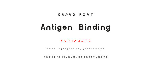 Minimal modern logo alphabet fonts. Typography minimalist urban sana serif digital fashion future creative logos fonts. vector illustration