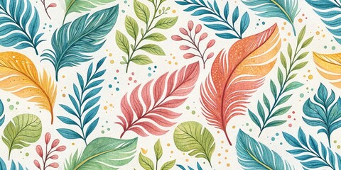 Nature Inspired Architecture: Smudge Paintbrush Leaf Illustrations - Architectural Photography