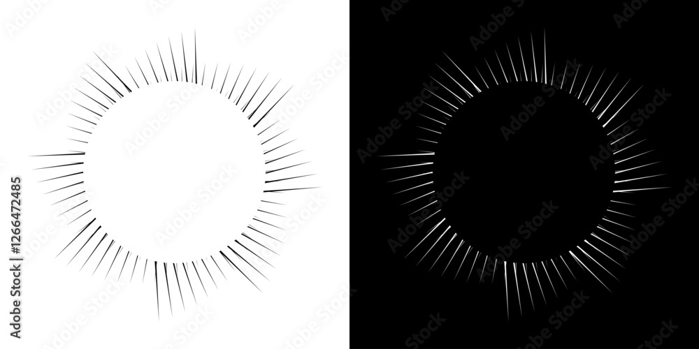 Fototapete abstract background with abstract line pattern in circles. spiral art design as a logo or icon. a bl
